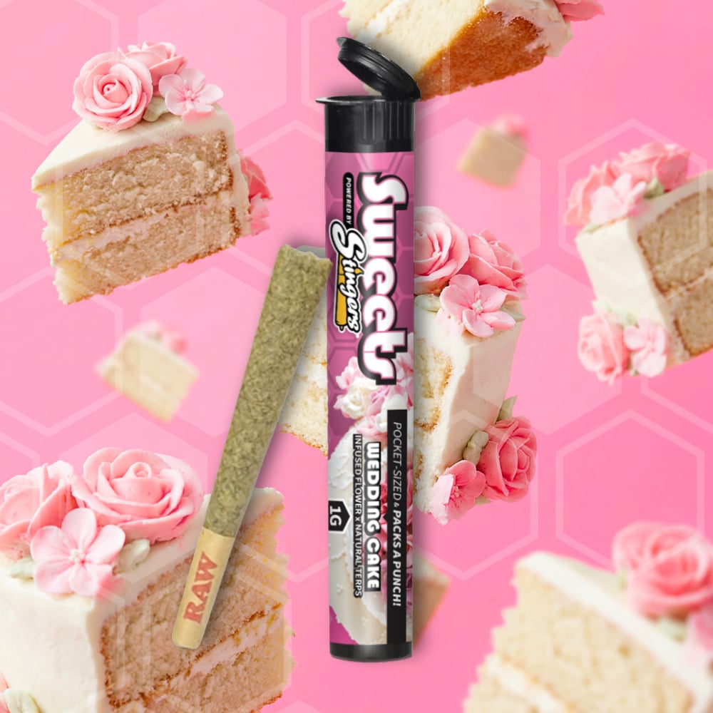 Stingers Sweets - Wedding Cake Infused Pre-Roll (1g)