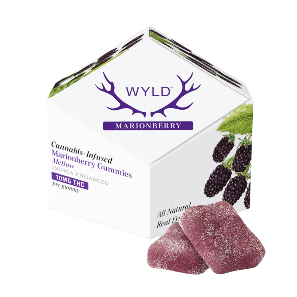 Marionberry Indica Enhanced Gummies | (100mg X 10mg each)