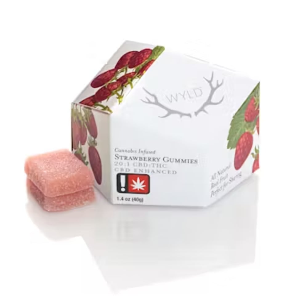 Strawberry 20:1 CBD + Hybrid Enhanced Gummies | 200mg CBD:10mg THC