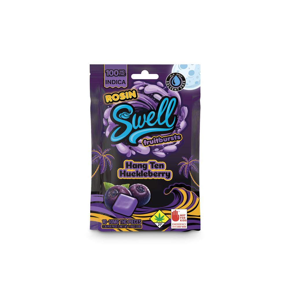 Rosin Hang Ten Huckleberry - Indica [10pk] (100mg)