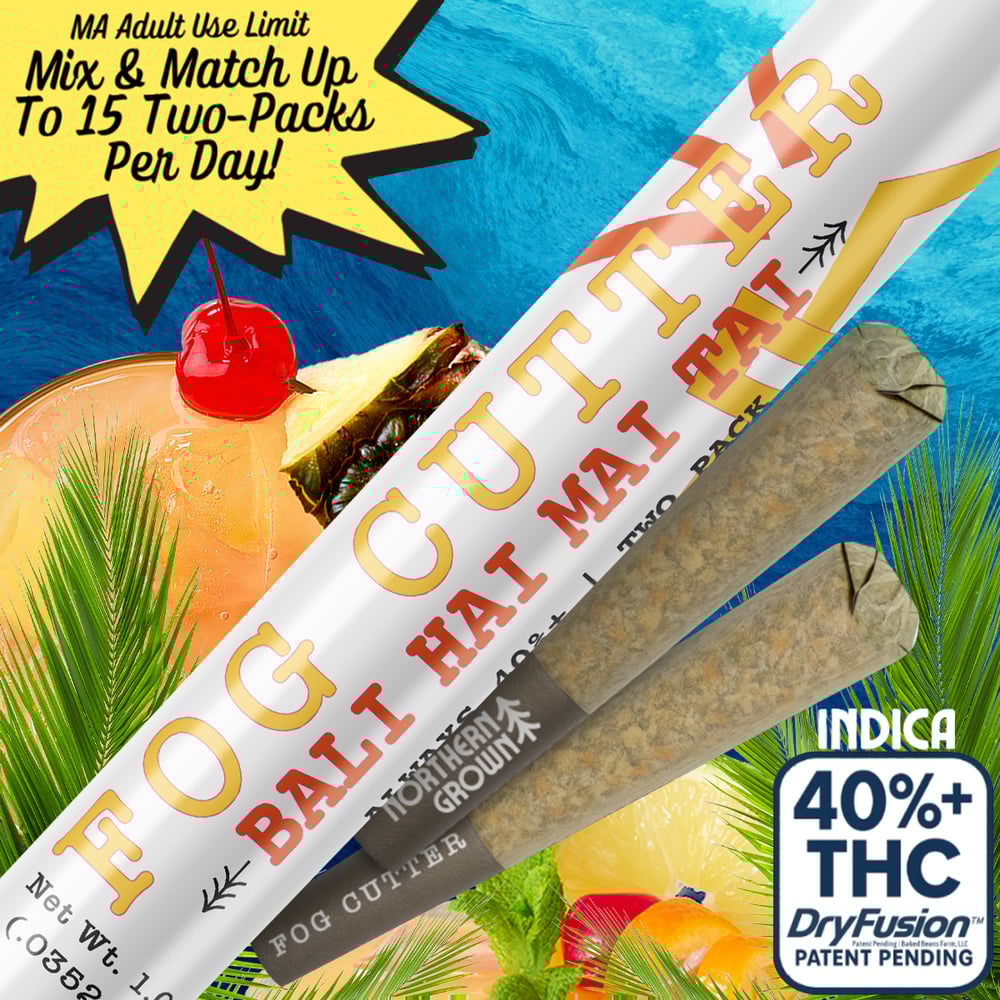 Fog Cutter - Bali Hai Mai Tai Infused Hydro Pre-Roll 0.5g 2pk (1g)