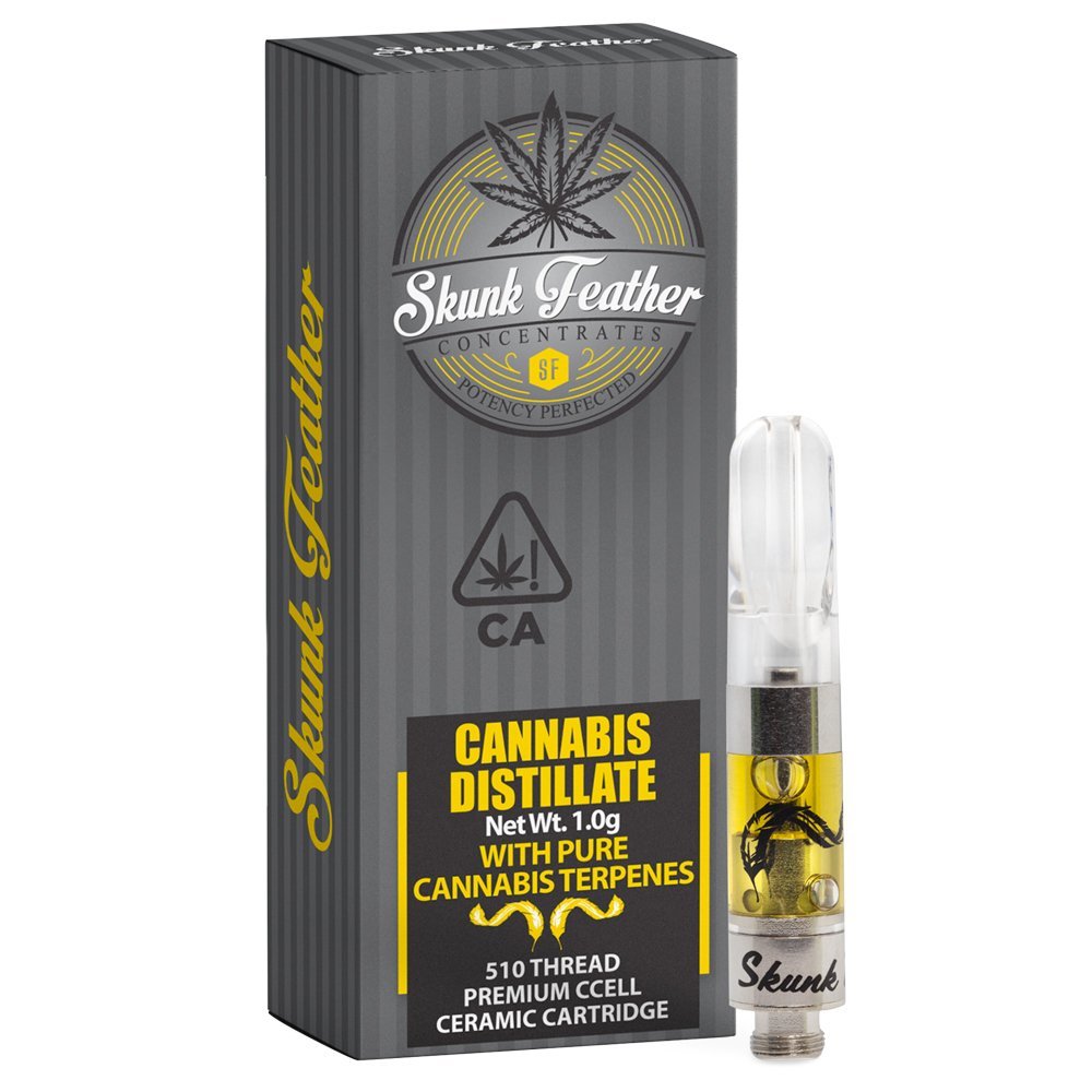 Pleasure Point | Skunk Feather | Terpene-Rich Distillate Cartridge - Jane
