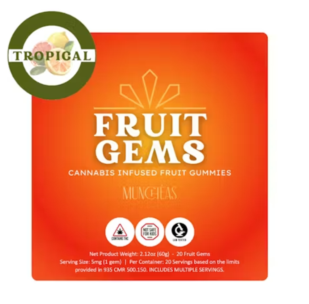 Shop 5mg Tropical Fruit Gems | 20pk | Full Harvest Moonz
