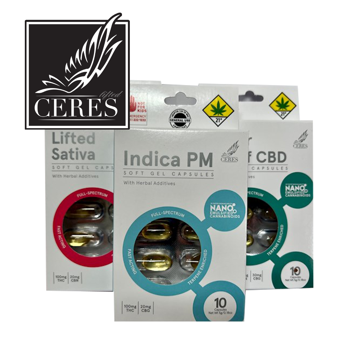 Relief CBD [10pk] (100mg CBD/3mg THC)