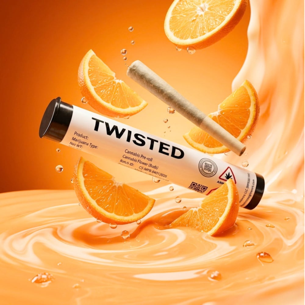 Twisted Buds - Orange Creme Infused Pre-Roll (1g)