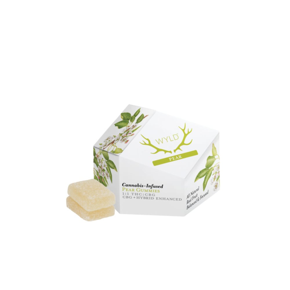 Pear 1:1 CBG + Hybrid Enhanced Gummies | 100mg THC:100mg CBG