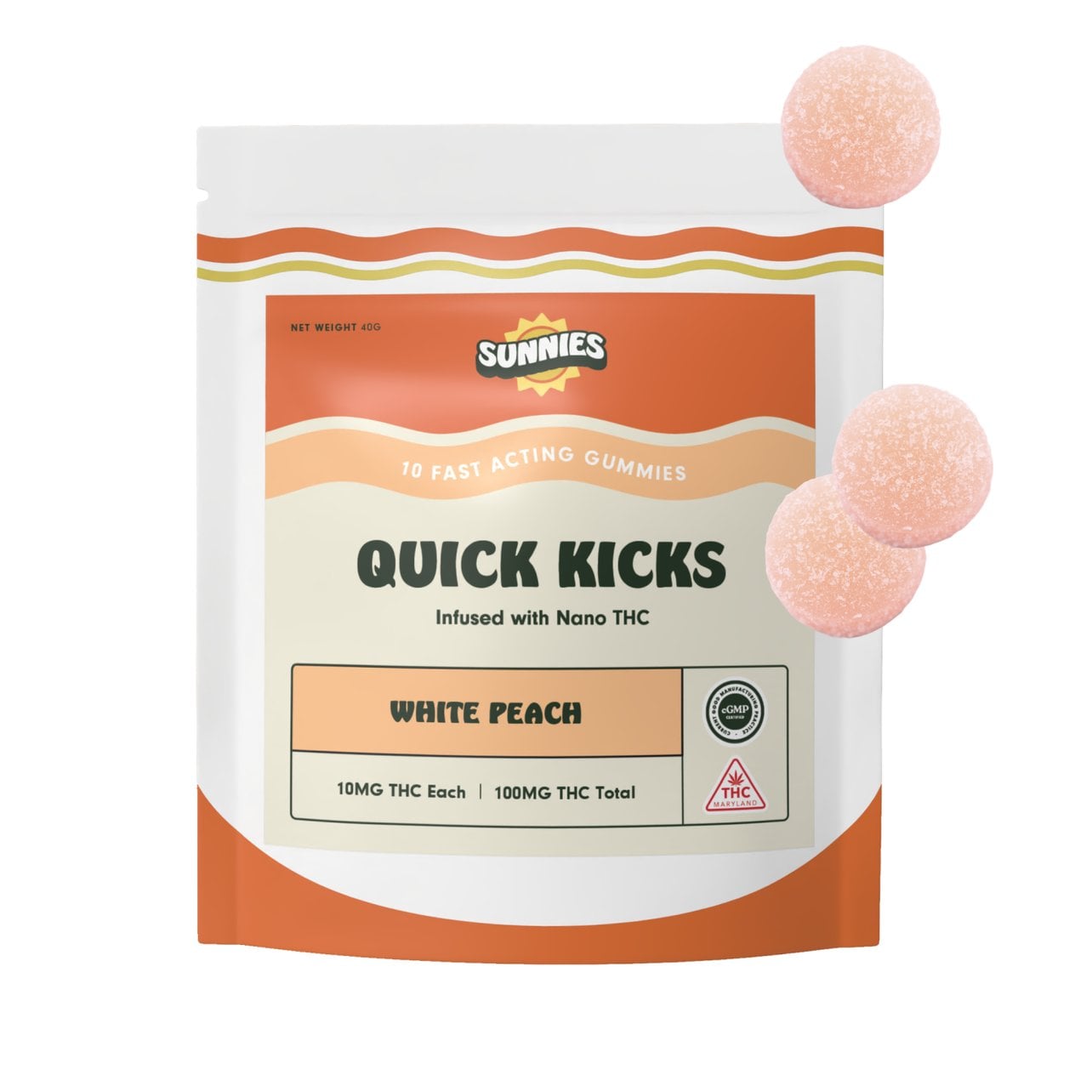 White Peach [10pk] (100mg)
