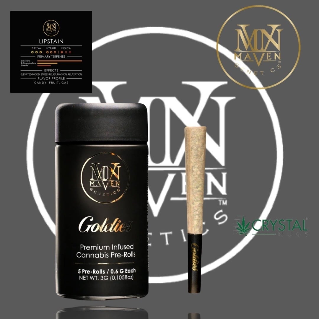 Lipstain Goldies Infused Pre-Rolls 5-Pack [3g]