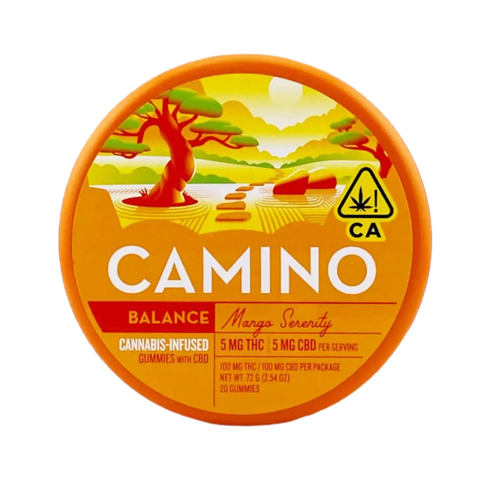 Camino 1:1 'Balance' Mango Serenity [20pk] (100mg CBD/100mg THC)