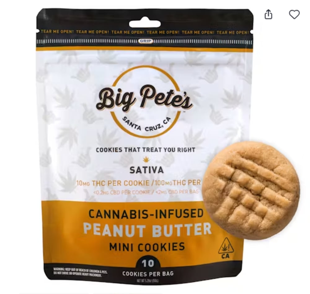 Peanut Butter - Sativa [10pk] (100mg)