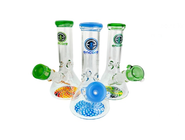 8" Encore Reticello Beaker Bong
