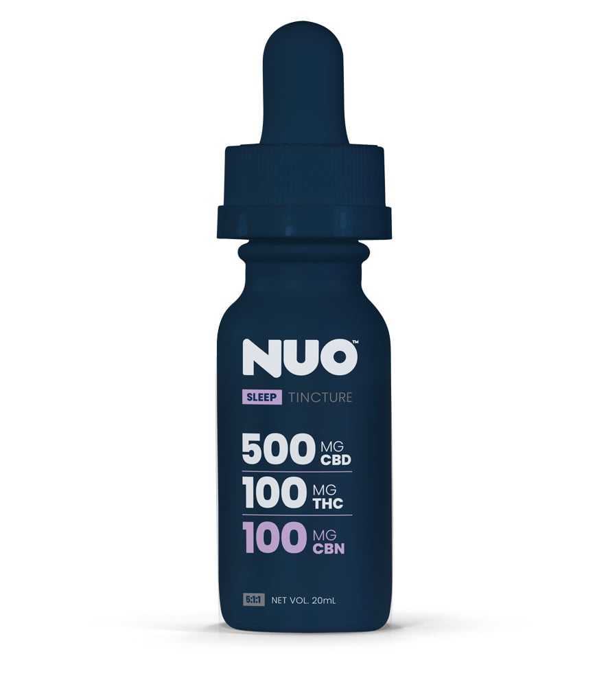 NUO | Tincture | Sleep 5:1:1 (500 mg CBD : 100 mg THC : 100 mg CBN)| 20 mL