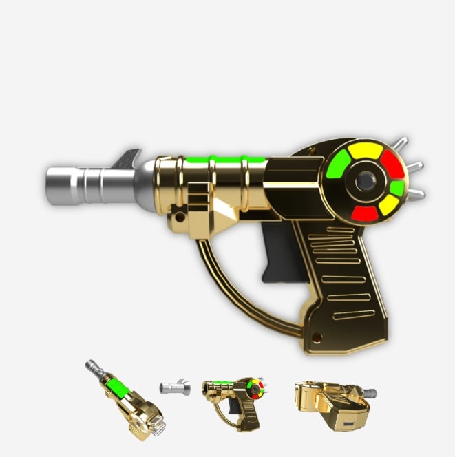 Raygun Battery - Gold