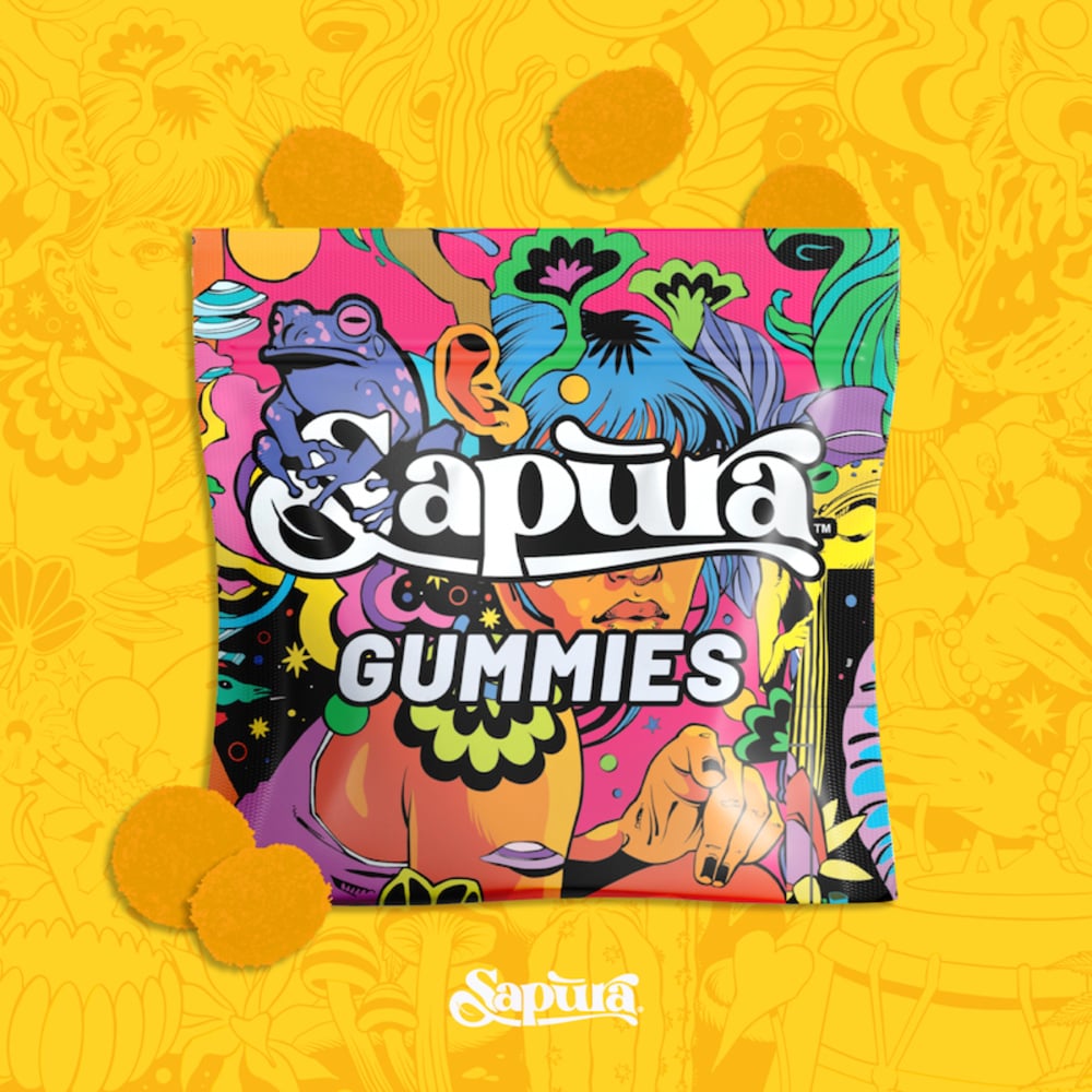 Sapura - Mango Tango Gummies (100mg 20pk) Sapura - Mango Tango Gummies (100mg 20pk)