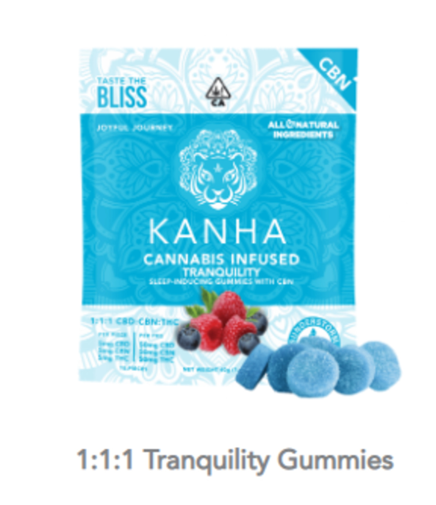 1:1:1 Sleep Tranquility (50mg CBD/50mg THC/50mg CBN) [10pk]