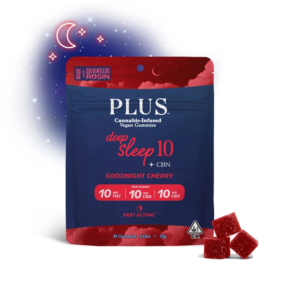 Deep Sleep Goodnight Cherry 10:10:10 [10pk] (100mg THC/100mg CBD/100mg CBN)