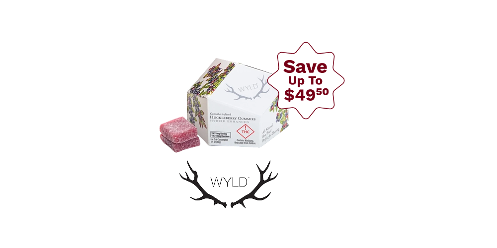 Enjoy 20% off any 2 Wyld Gummies! special