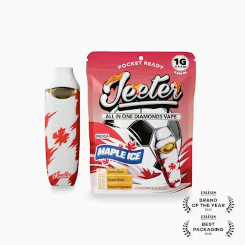 Jeeter WC - Limited Edition - Maple Ice - AIO Liquid Diamond Disposable - Indica - 1g