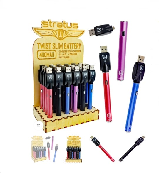 Battery w/USB Charger - Blue