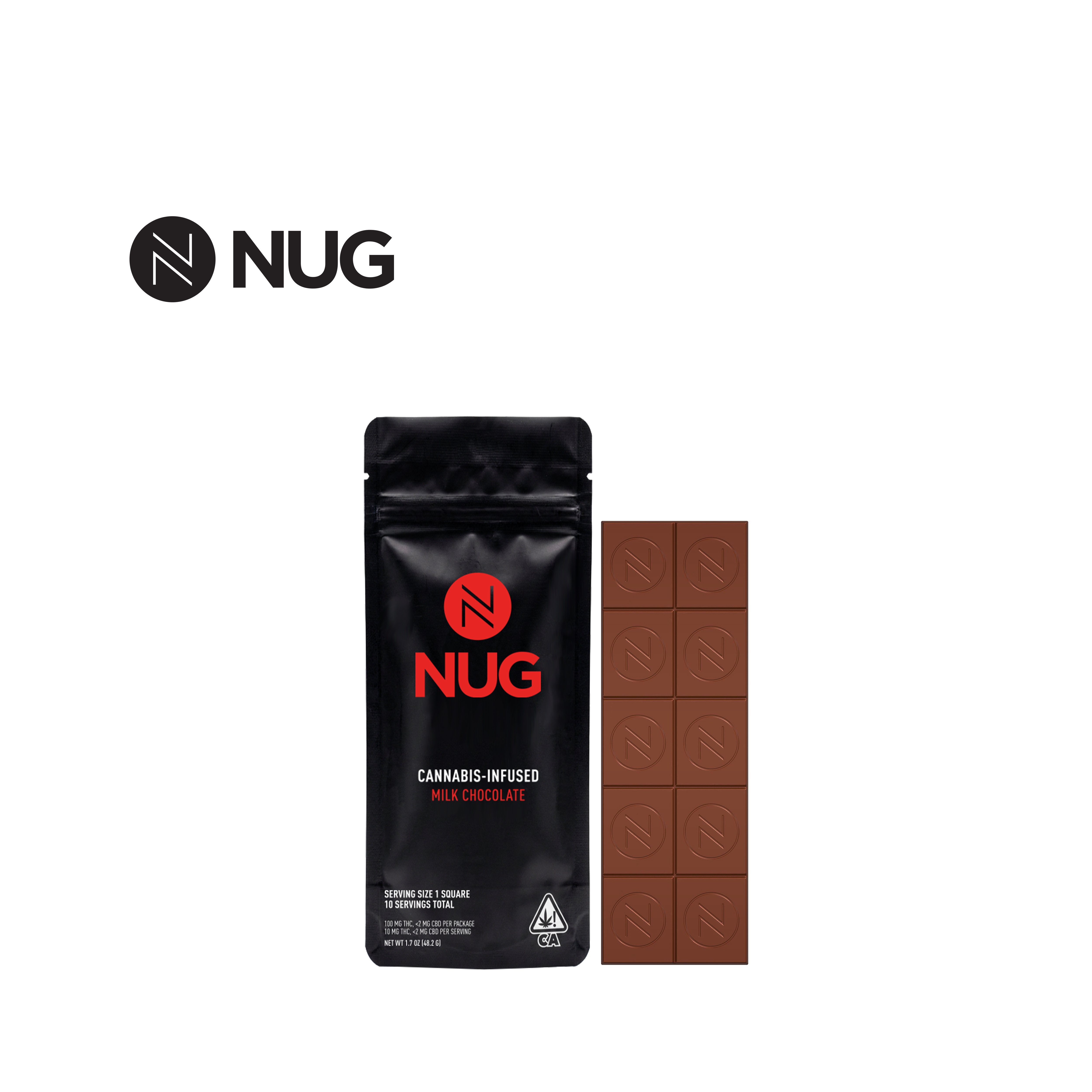 Milk Chocolate 100mg Bar