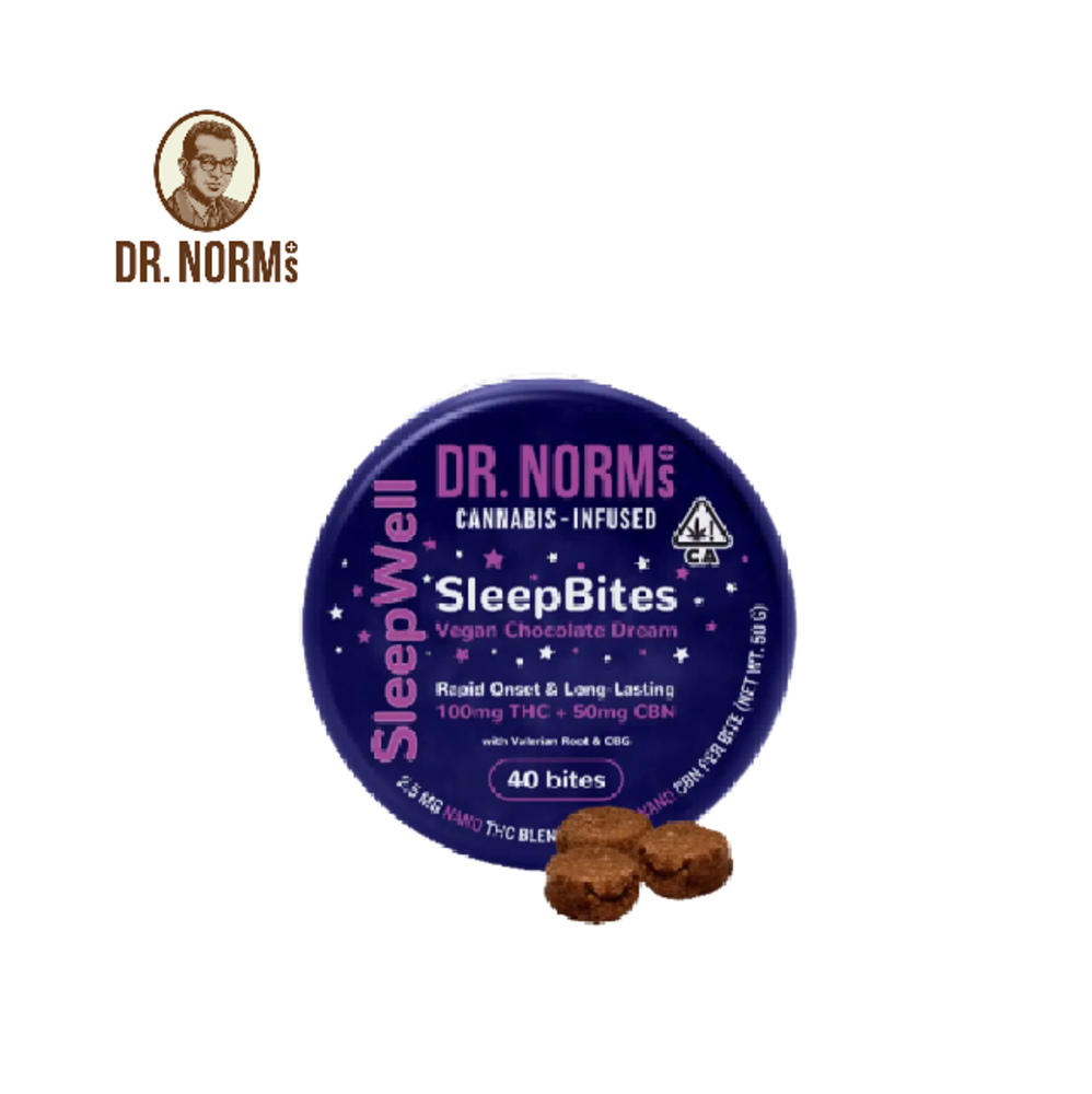 CHOCOLATE BROWNIE 2:1 100MG THC:CBN 40 PACK SLEEP BITES