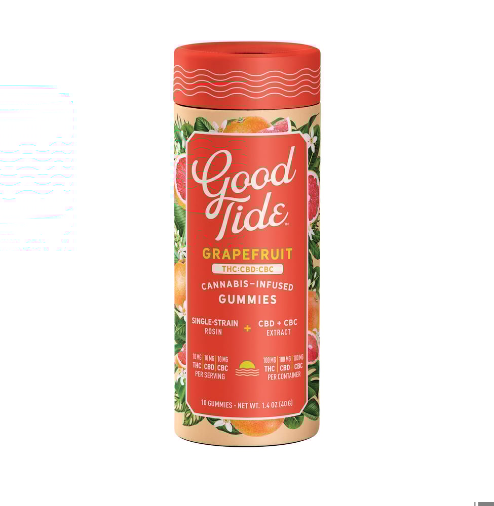 Grapefruit 1:1:1 CBD + CBC Single-Strain Rosin Gummies