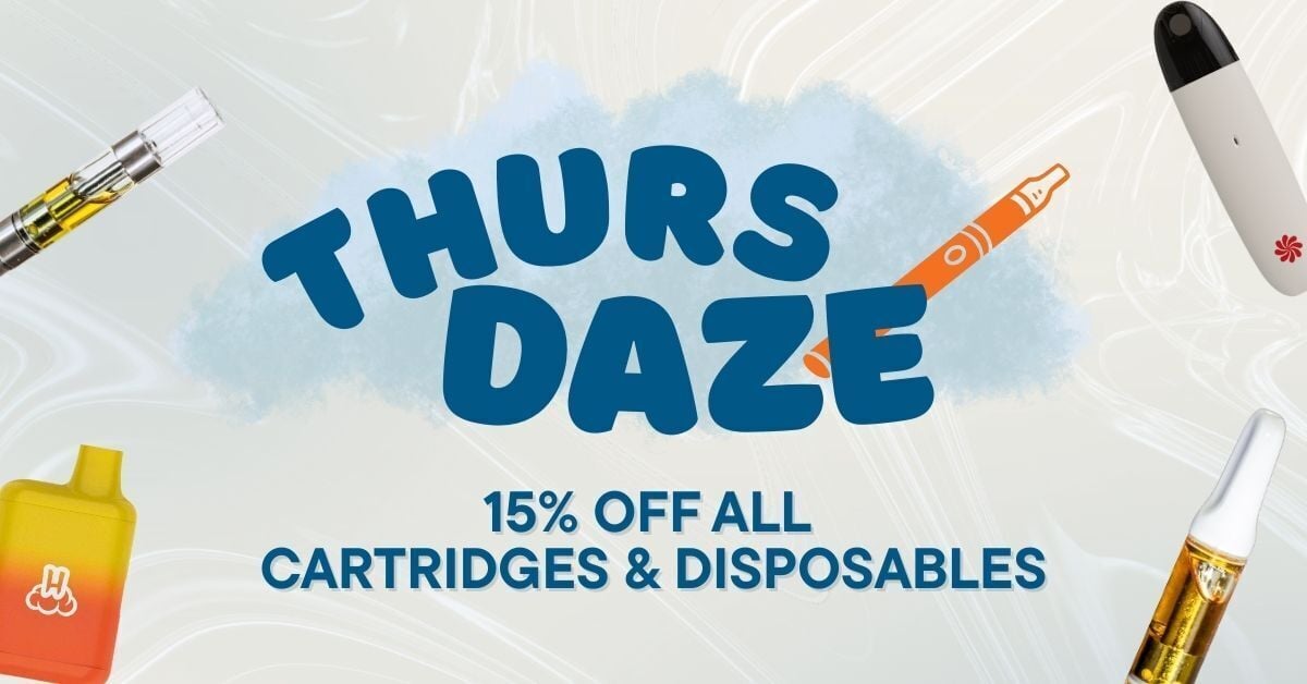 15% Off All Vapes & Dispoosables special