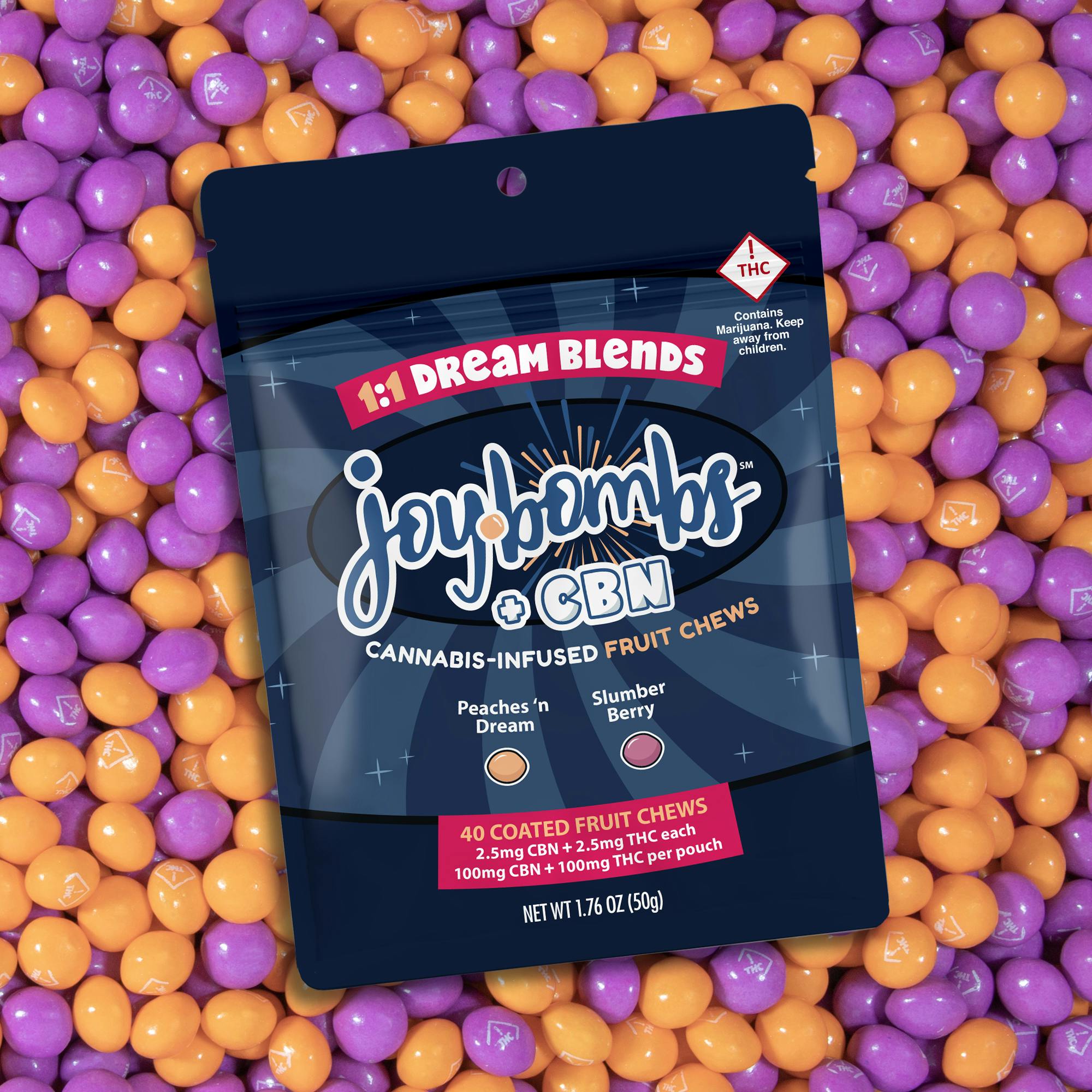 2.5mg 1:1 Joy Bombs CBN Dream Blend | 40pk