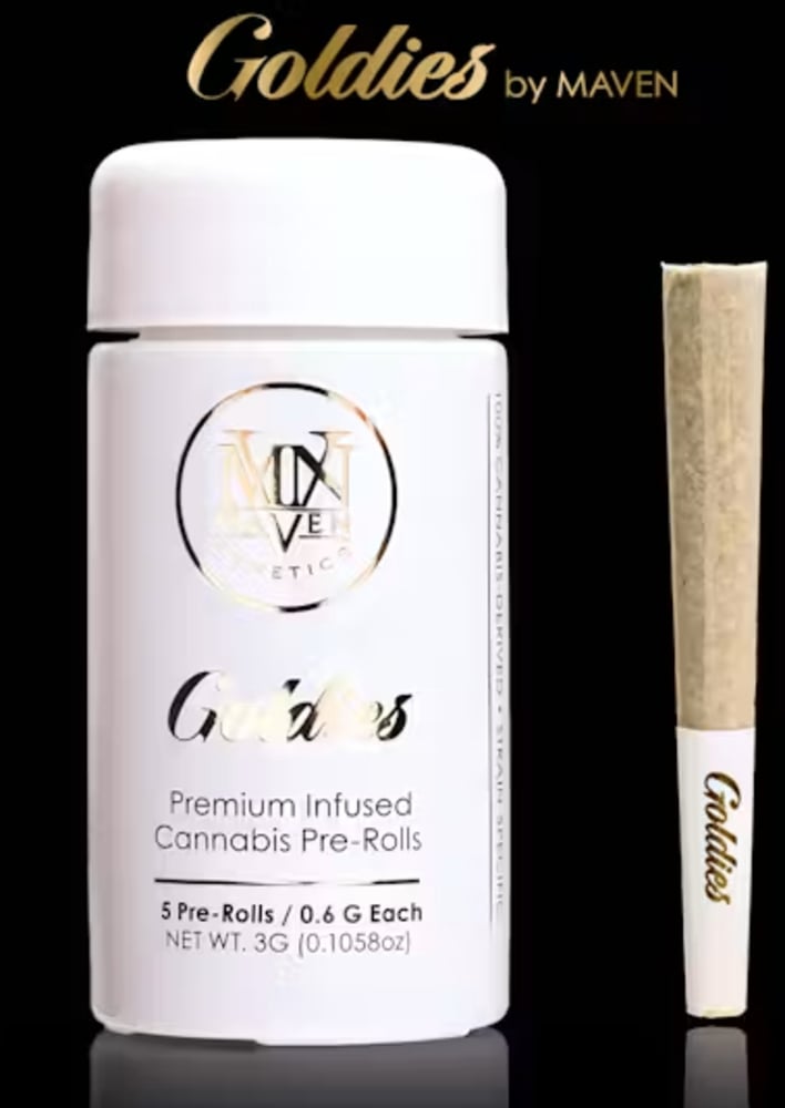 Orange Bellini Goldies Infused Pre-Rolls 5-Pack [3g]