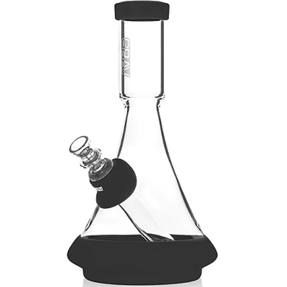 GRAV® Deco Beaker in Silicone - Black