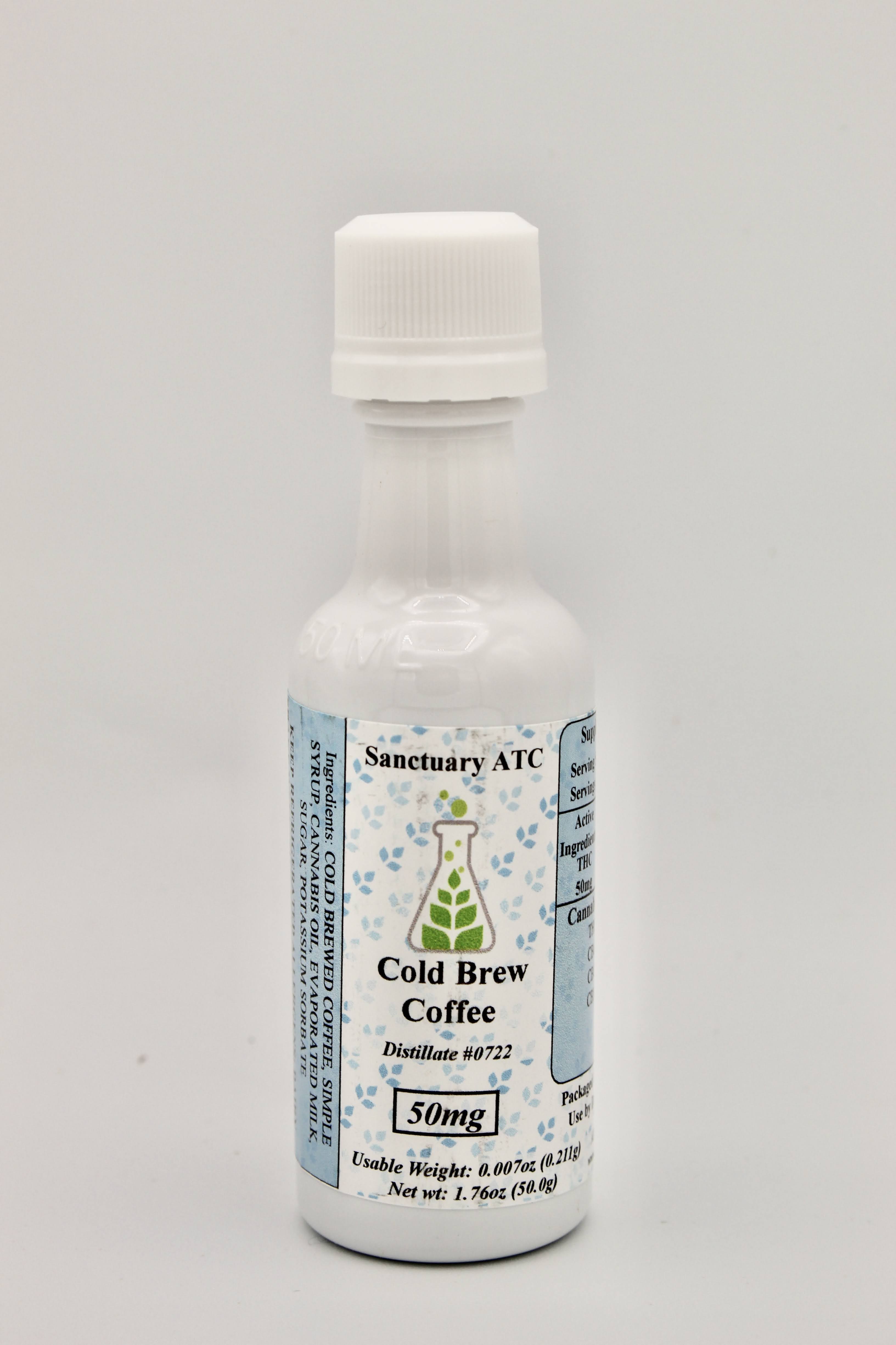 50mg Distillate #0722 Infused Beverage - Cold brew
