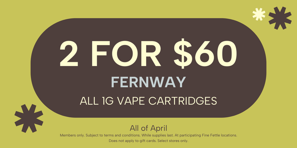 Fernway 1g Cartridges | 2+ for $30 each special