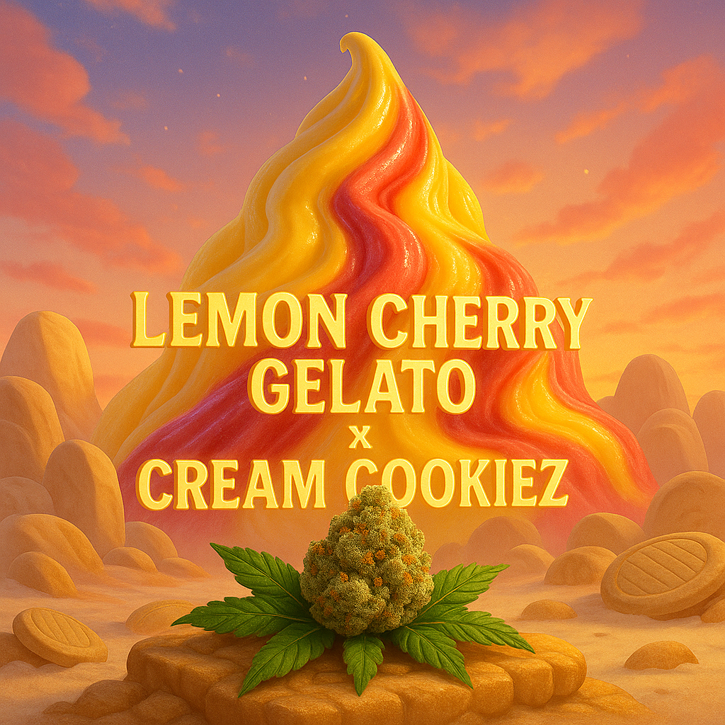 Lemon Cherry Gelato x Cream Cookiez