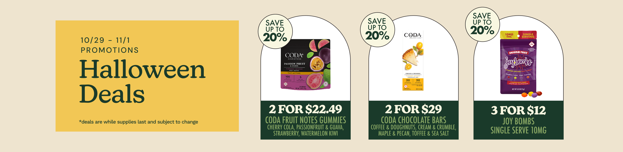 LivWell Halloween Deals