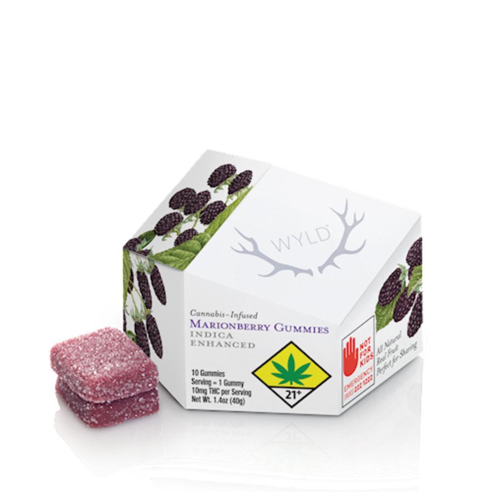 Marionberry Indica Enhanced Gummies | 100mg THC