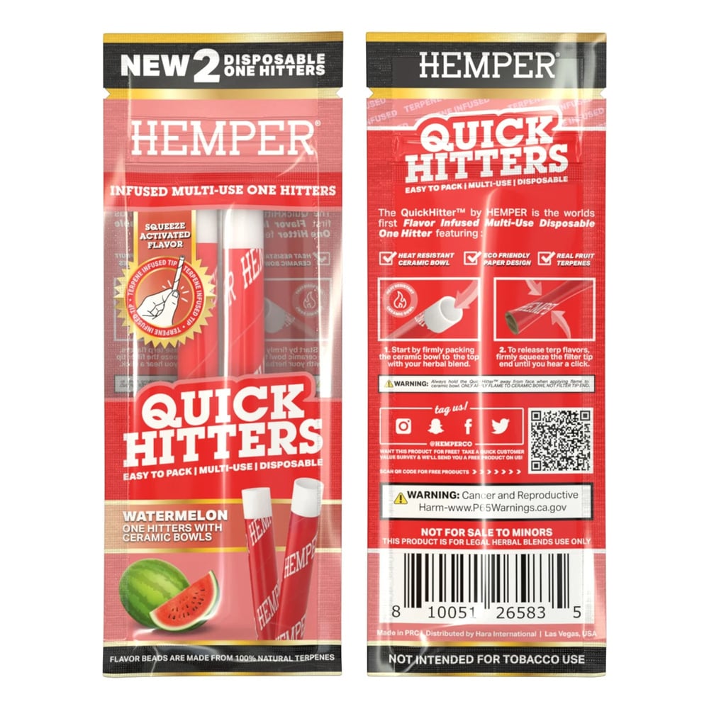 Quick Hitters Watermelon Multi-Use One Hitter