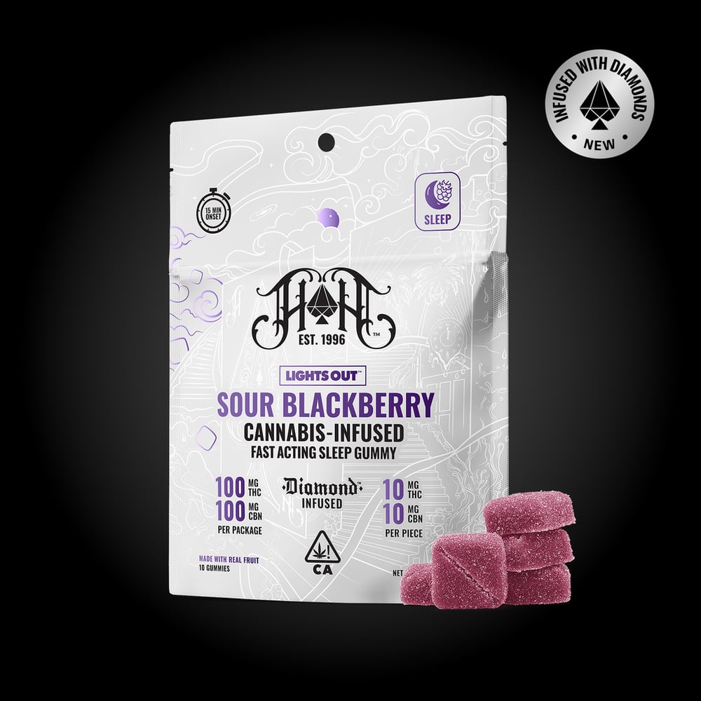 Sour Blackberry [10pk] (100mg THC/100mg CBN)