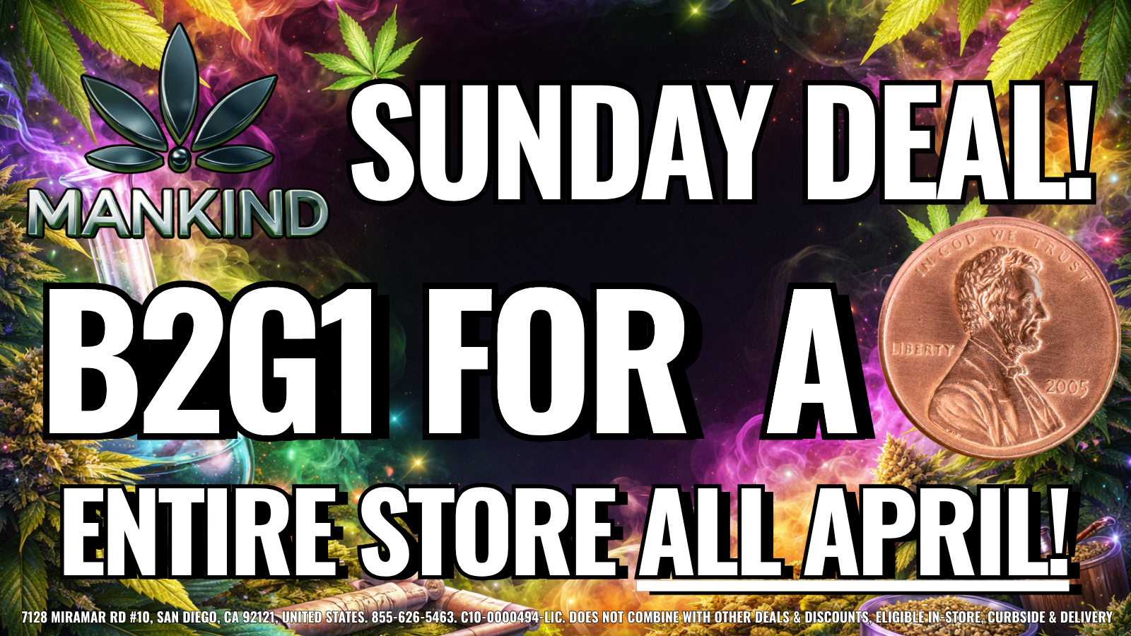 STOREWIDE - BUY 2 GET 1 FOR $0.01! special