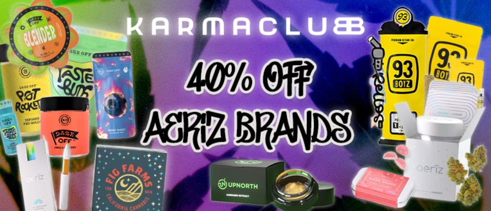 40% Off Aeriz Brands special