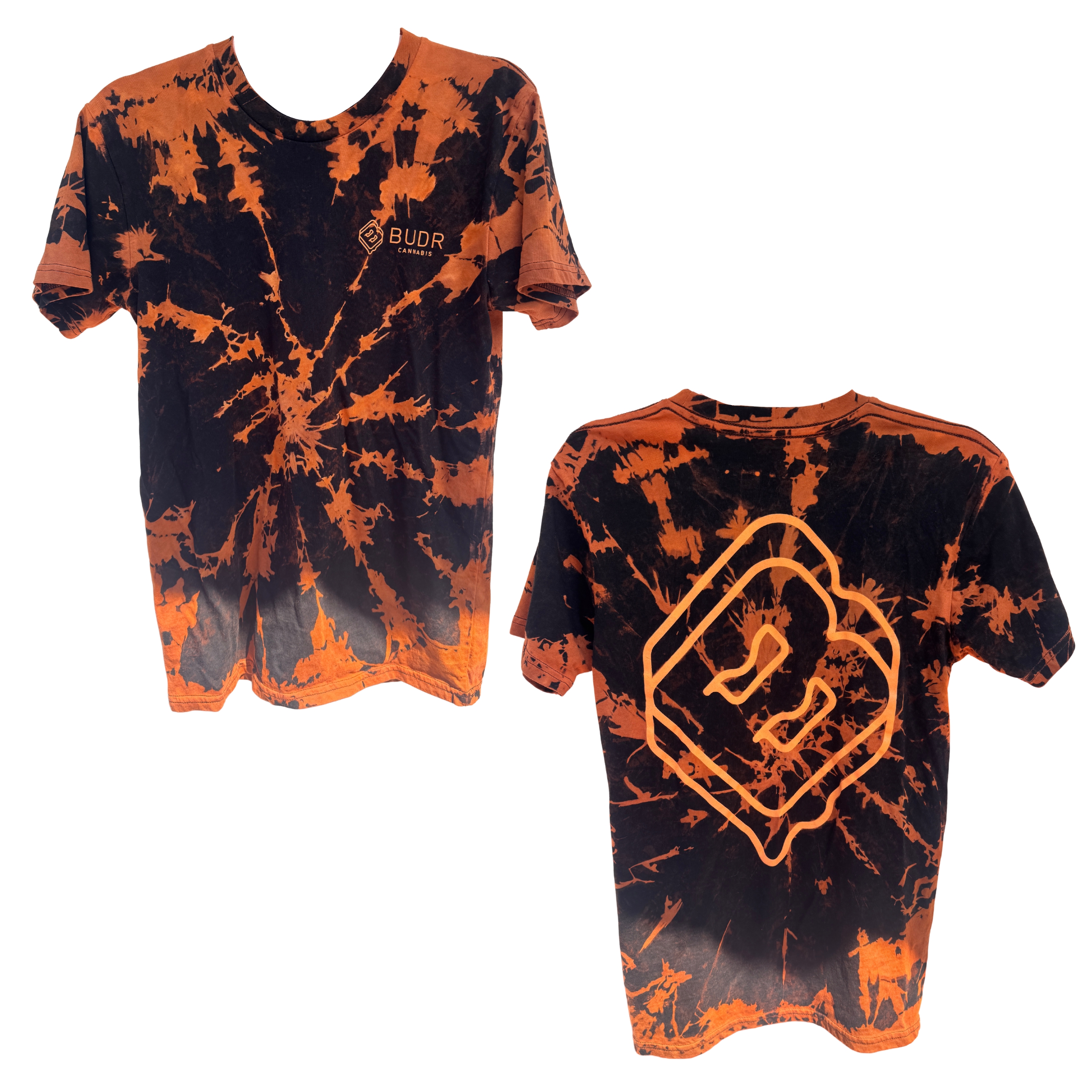 Tie Dye Black T Shirt Size XL