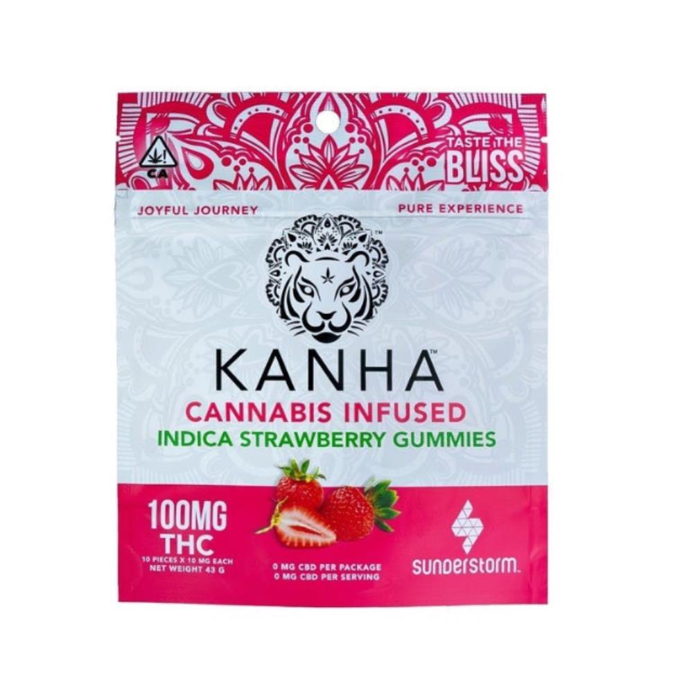 Strawberry - Indica [10pk] (100mg)