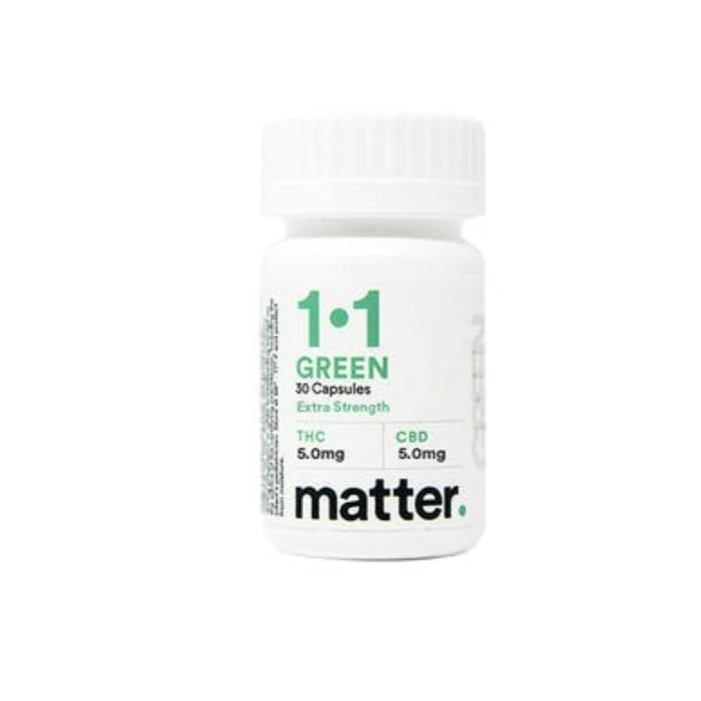 1:1 THC:CBD Green Extra [30pk] (285mg CBD/285mg THC)