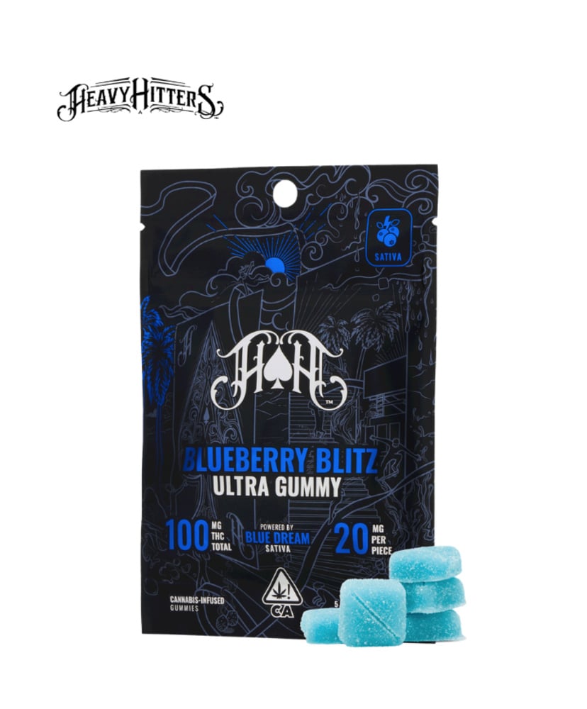 BLUEBERRY BLITZ 100MG 5 PACK GUMMIES