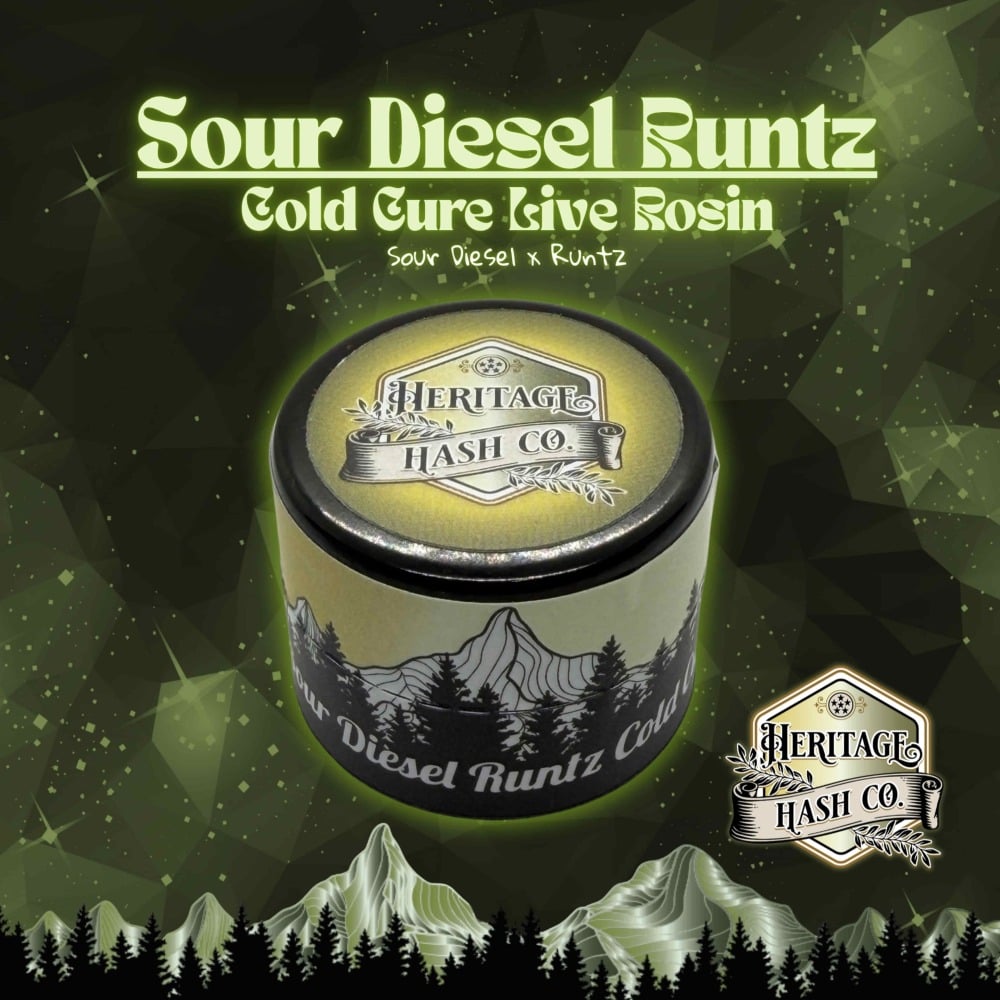 Heritage Hash Co.: Sour Diesel Runtz