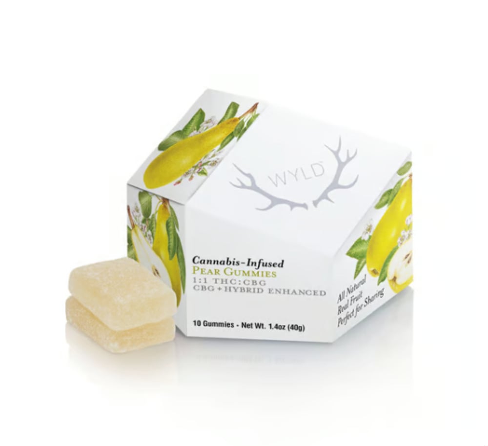 Pear 1:1 CBG + Hybrid Enhanced Gummies | 100mg THC:100mg CBG