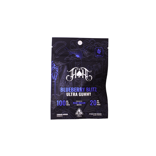 Blueberry Blitz | Sativa - Ultra Pure Gummies - 100mg THC