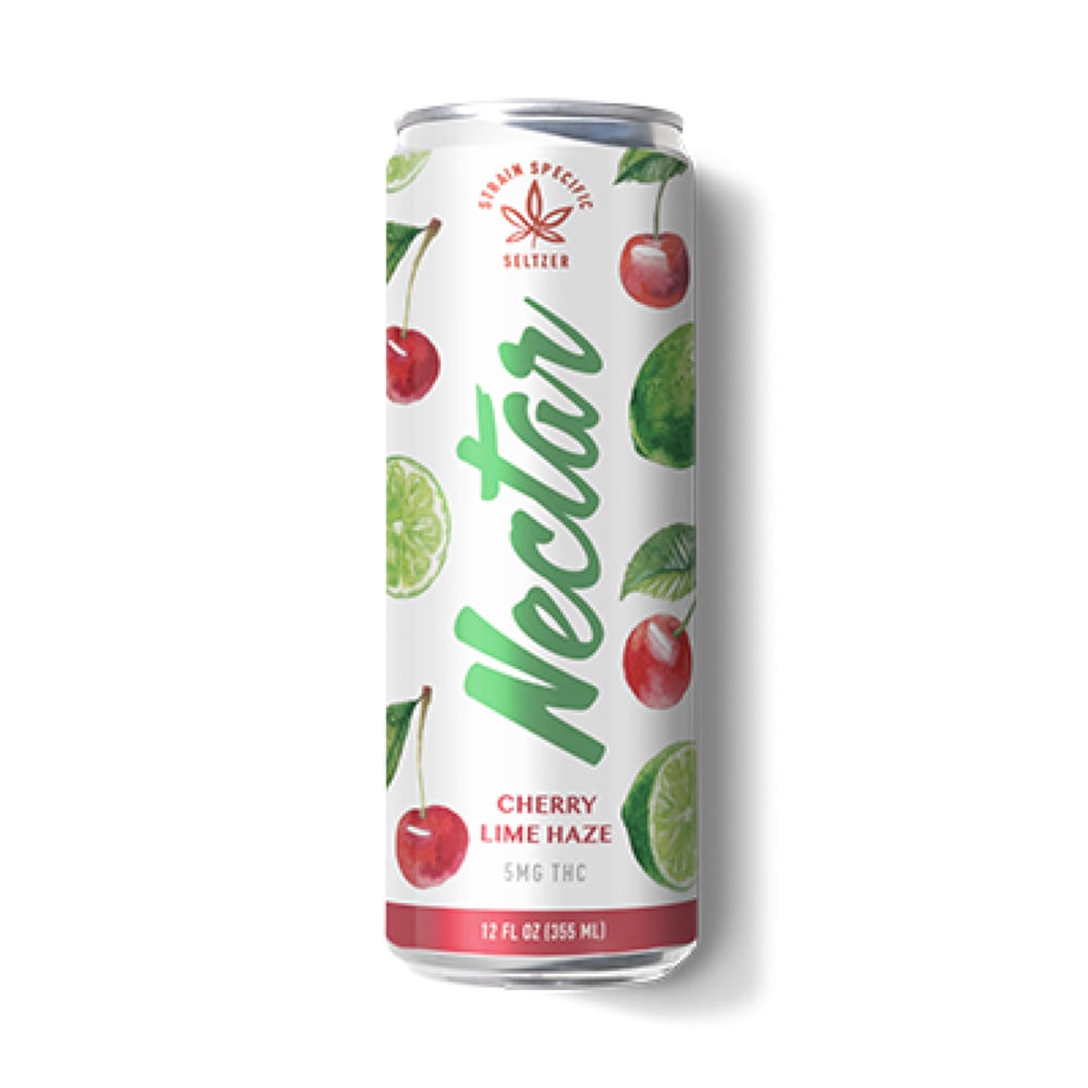Nectar - Cherry Lime Haze Seltzer (5mg) [12oz]
