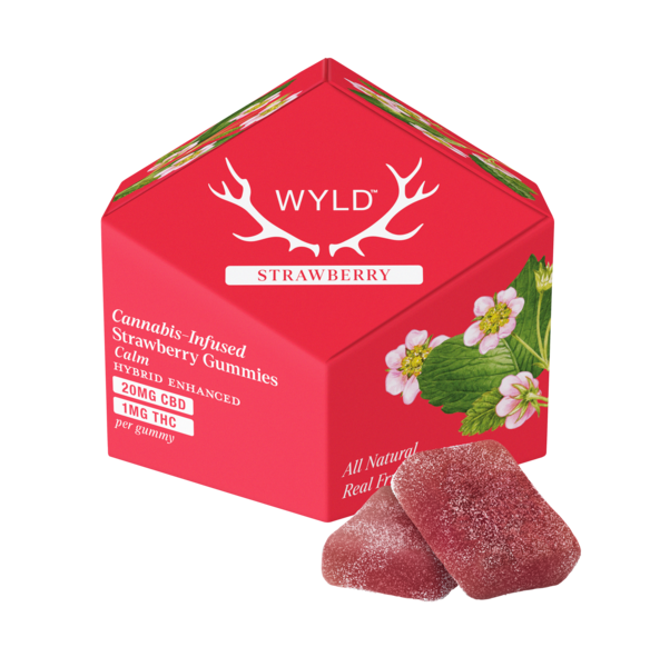 Strawberry 20:1 CBD + Hybrid Enhanced Gummies | 200mg CBD:10mg THC