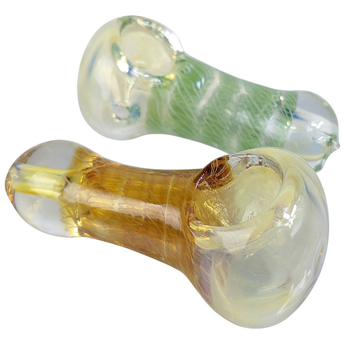 4 Glass Assorted Color Spoon