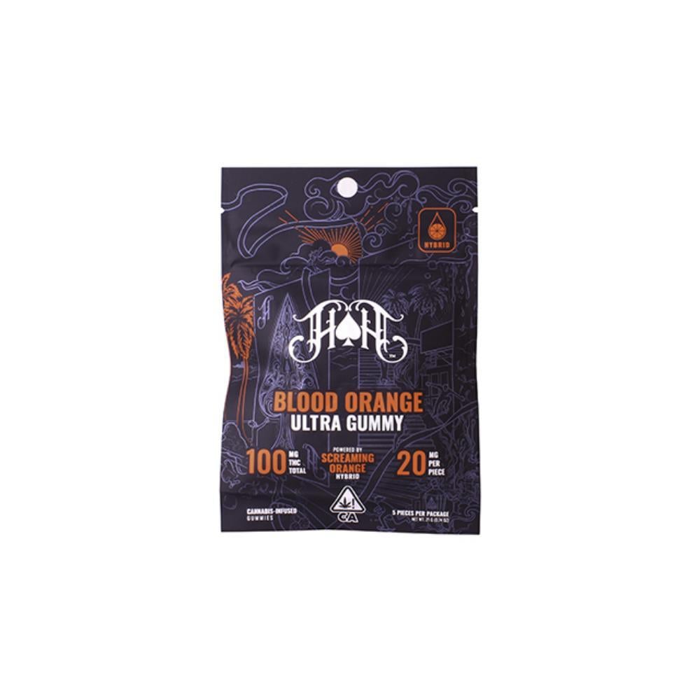 Blood Orange | Hybrid - Ultra Pure Gummies - 100mg THC